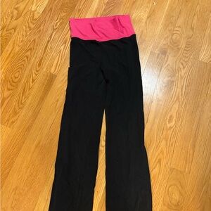 No Boundaries Pink and Black Leggings